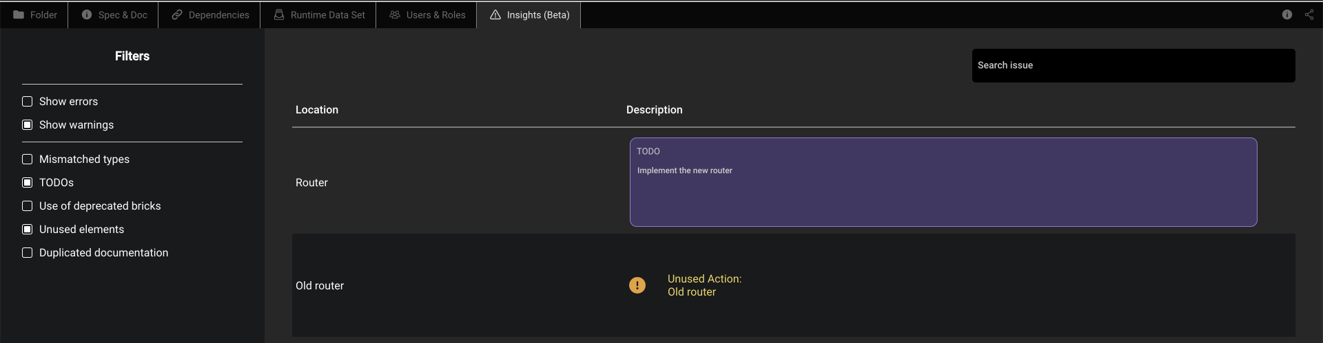 folder ui